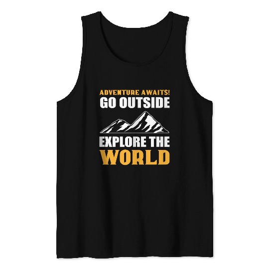Explore the World Courageous Person Gift Tank Tops