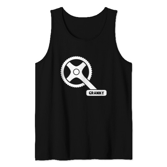Cranky - Funny Cyclist Gift Tank Tops