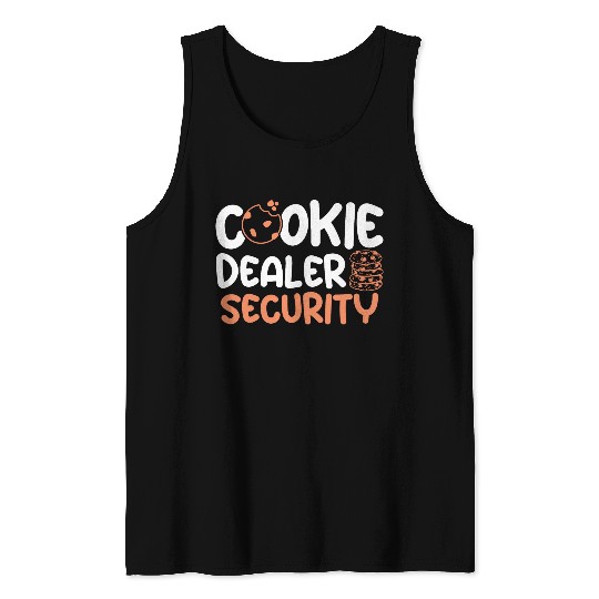Cookie Dealer Security Sweet Cookies Baking Baker Tank Tops