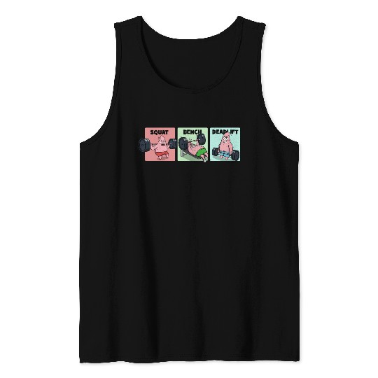 Majin Buu vs Patrick - Funny Anime Gym Tank Tops