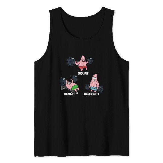 Majin Buu vs Patrick - Funny Anime Gym Tank Tops