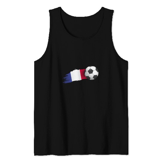 France Soccer Ball Gift Tank Tops