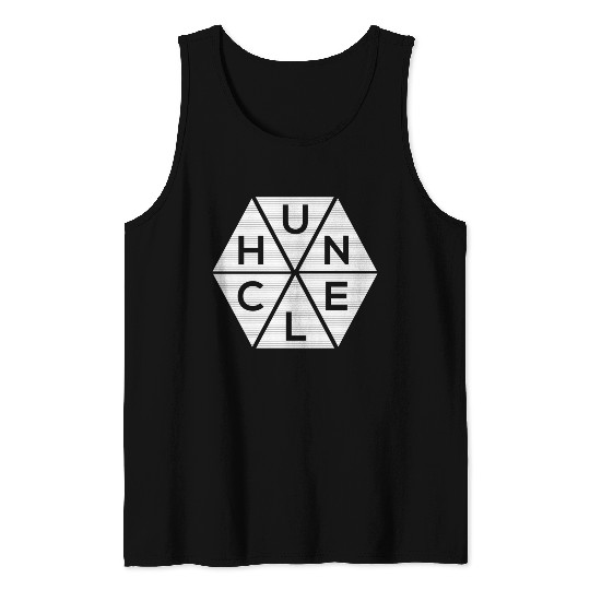 Abstract Triangle Huncle Tank Tops