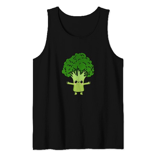 Kawaii Broccoli For Broccoli Lover Tank Tops