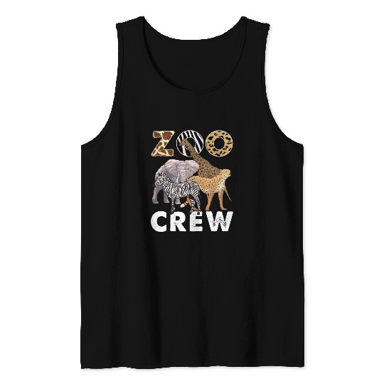 Zookeeper Wild Animals Tank Tops