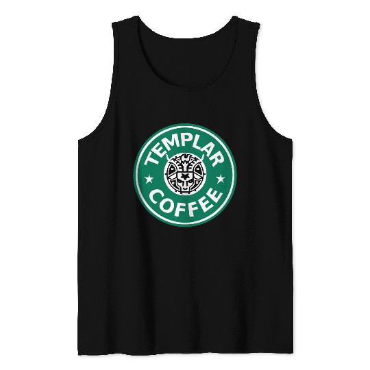 Knights' Templar Coffee Tank Tops