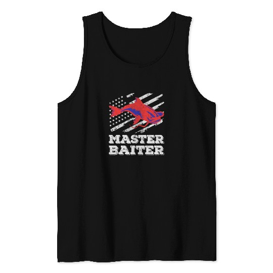 Master Baiter - Wels Catfish Hunter Tank Tops