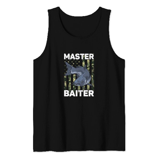 Master Baiter - Wels Catfish Hunter Tank Tops