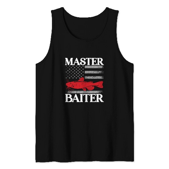 Master Baiter - Wels Catfish Hunter Tank Tops