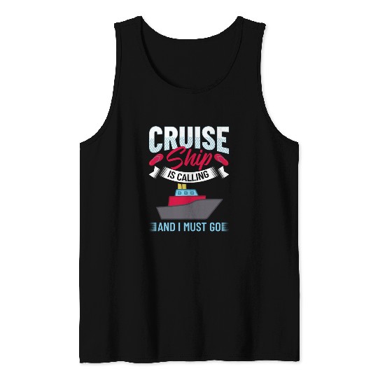 Cruise Ship Vacation Trip Party Sailing Boating Tank Tops