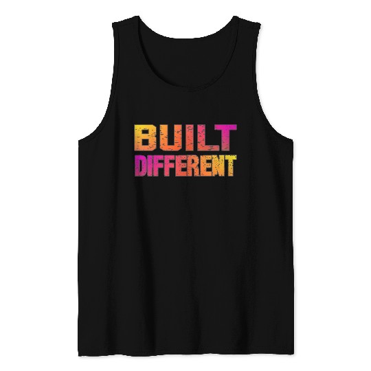 Built Different On Another Level Funny Gaming Tank Tops