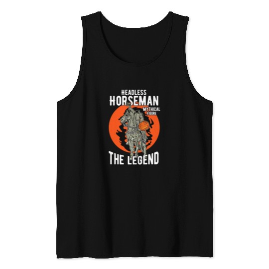 Headless Horseman Halloween Tank Tops, Halloween Party