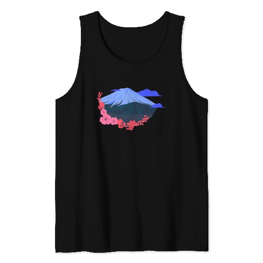 Mount Fuji Tank Tops