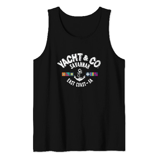 Yacht Co Savannah East Coast GA Tank Tops