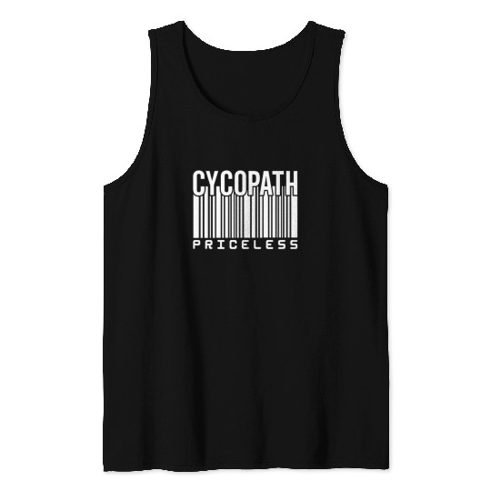 Funny Cycling Riders Cyclist Bicycle Mountain Tank Tops