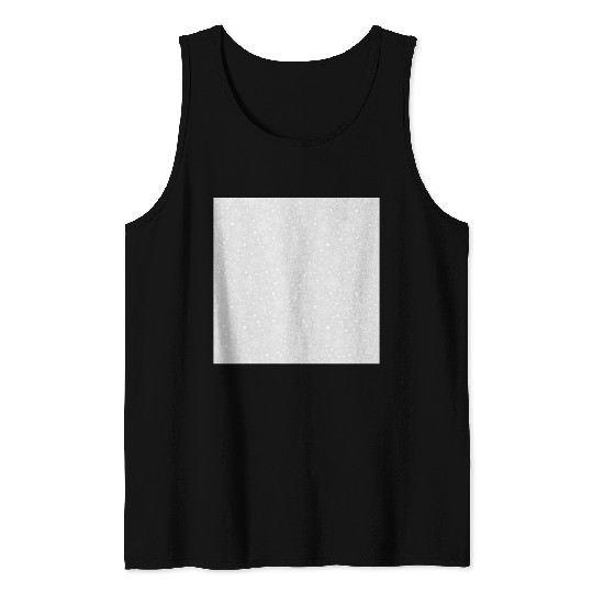 Light Grey Snowflakes Pattern Tank Tops