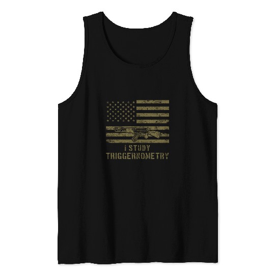 I Study Triggernometry Gun Lover Tank Tops