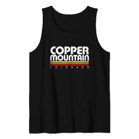 Retro Copper Mountain Colorado Tank Tops