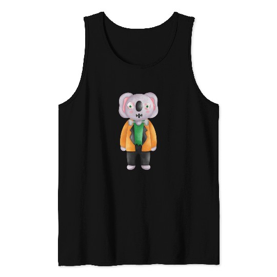 Koala bear in a zombie costume Tank Tops