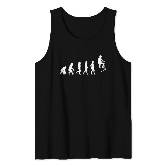 Stunt Scooter Freestyle Scootering Evolution Tank Tops