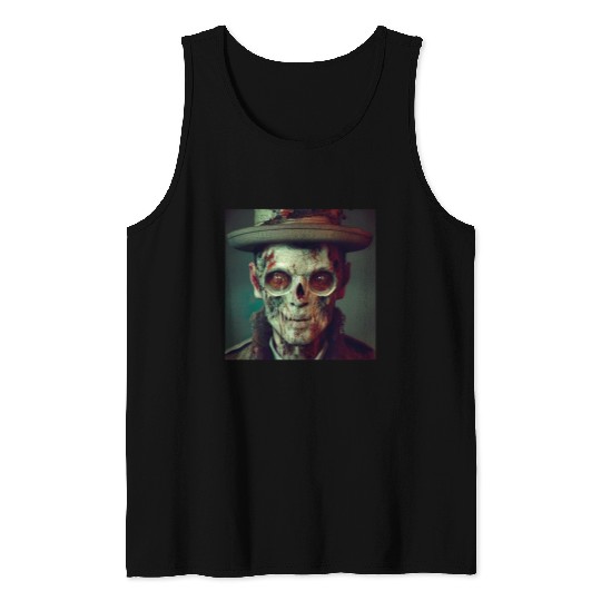 Cowboy Zombie Tank Tops