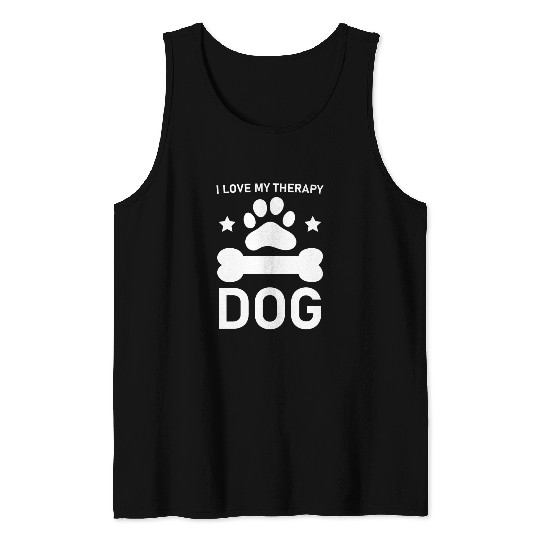 I love my Therapy Dog Tank Tops