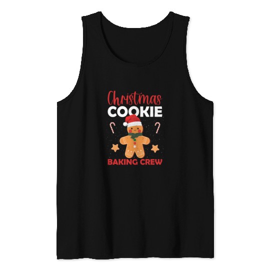 Christmas Cookie Baking Crew Tank Tops