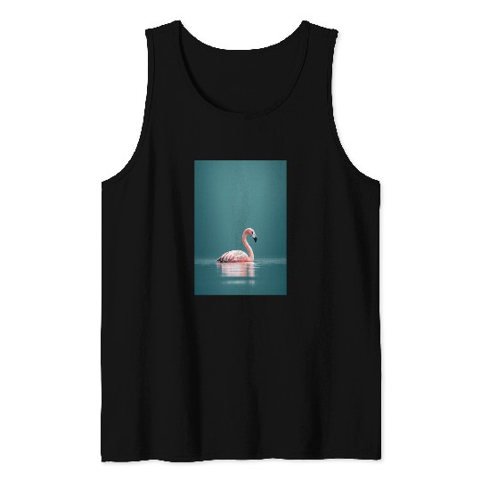 Flamingo im See Tank Tops