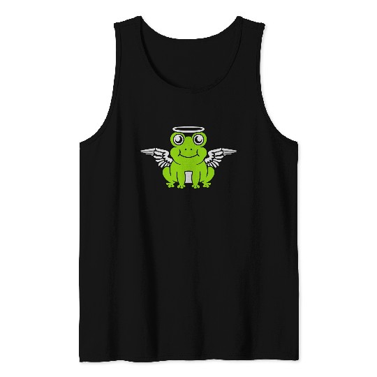 halo wings frog angel Tank Tops