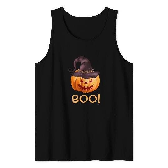 Halloween Pumpkin Tank Tops