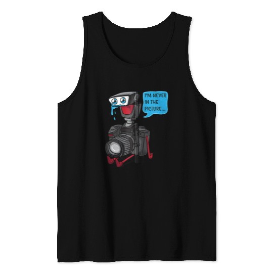 Sad Photo Camera Crying Photographer Joke Gift Pho Tank Tops