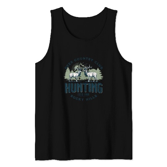 Deer country club Tank Tops