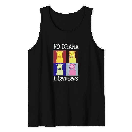 Funny Llama Tank Tops