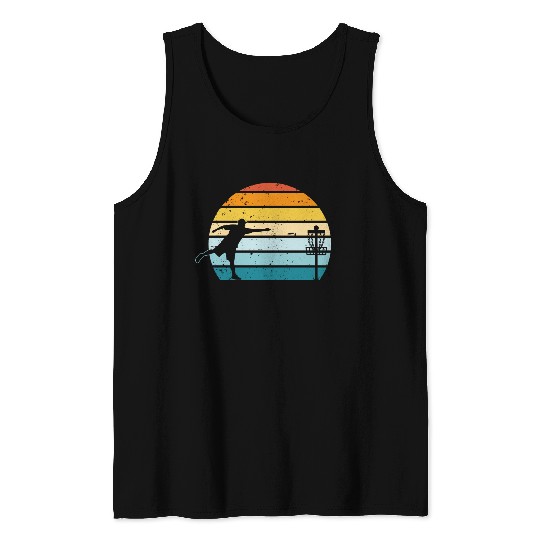 Disc Golf Disc Golfing Player Ultimate Frisbee Tank Tops