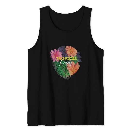 Tropical Party Tank Tops