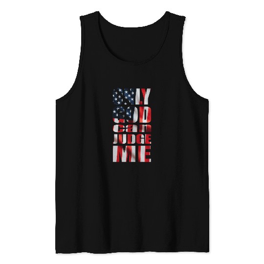 Only God can Judge Me usa Tank Tops