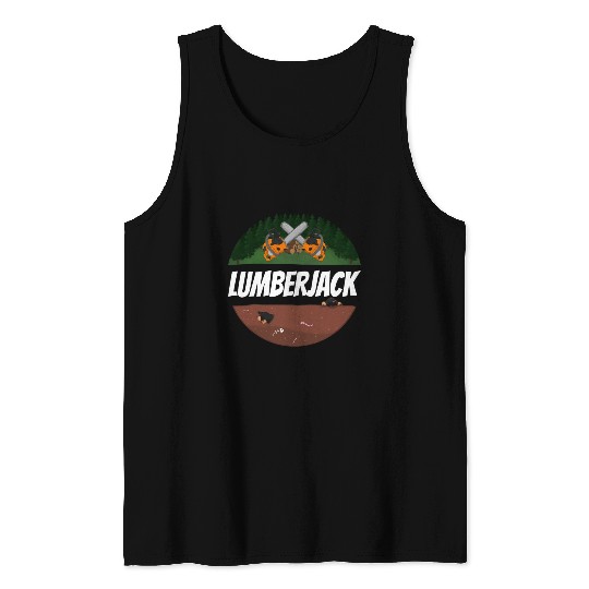 Lumberjack Chainsaw Tank Tops