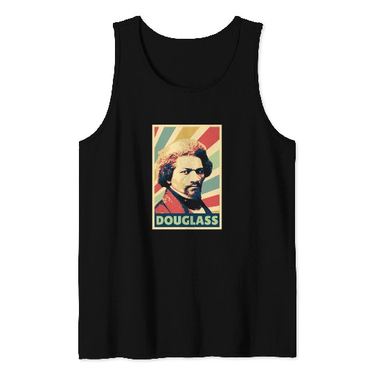 Frederick Douglass Vintage Colors Tank Tops