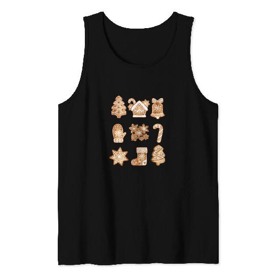 Christmas Gingerbread Cookies! Tank Tops
