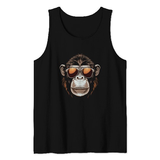 Monkey Face Tank Tops