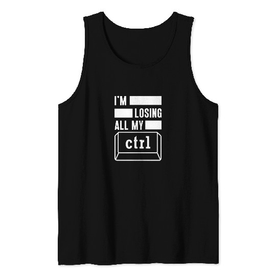 Cyber Security Computer Key Software Engineer Tank Tops