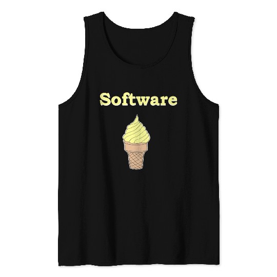 Software Vanilla Ice Cream Tank Tops