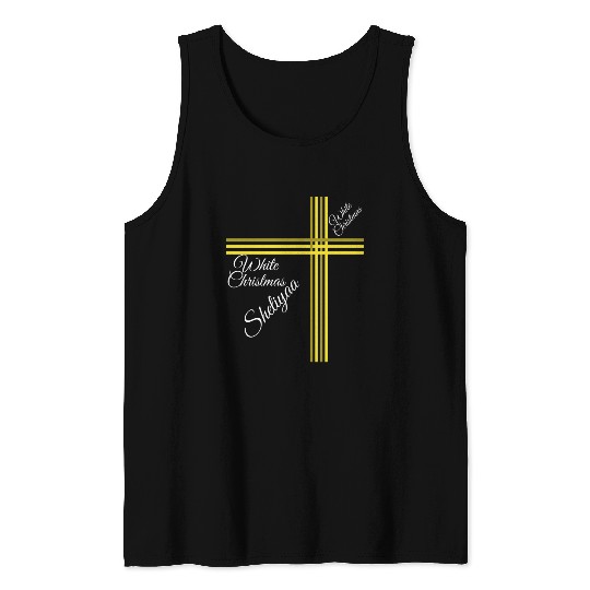 White Christmas Sheliyaa Tank Tops
