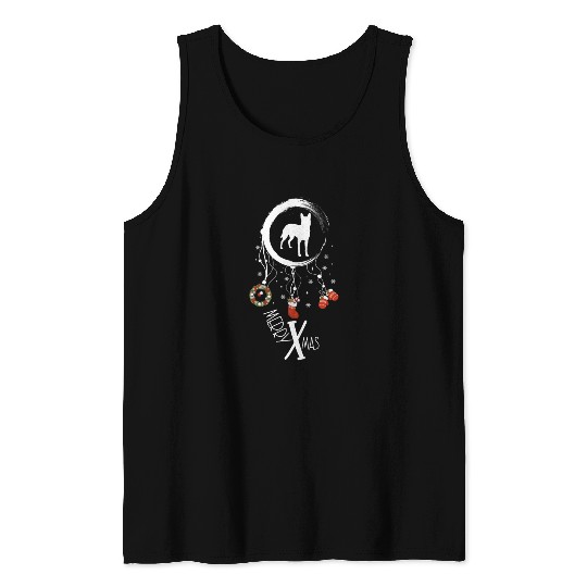 dog dreamcatcher Christmas Belgian Malinois Tank Tops
