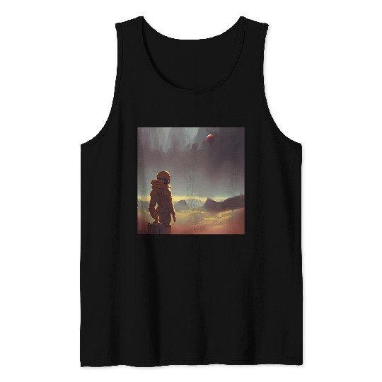 Mars exploring Tank Tops