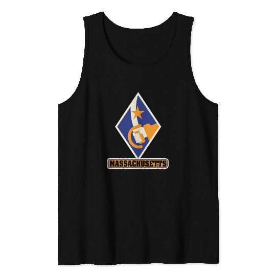US States MASSACHUSETTS Tank Tops