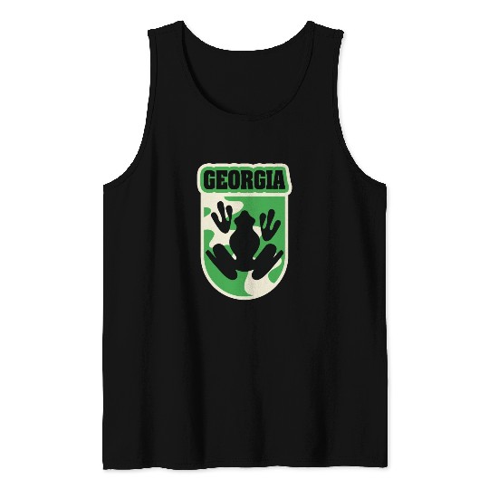 US States GEORGIA Tank Tops
