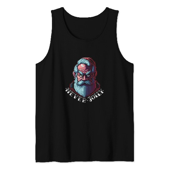 Grumpy Santa Tank Tops