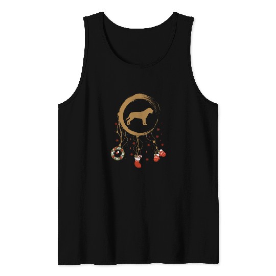 dog dreamcatcher Christmas Labrador Tank Tops
