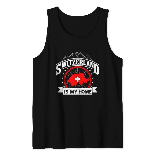 Switzerland Mountains Proud Gift Tank Tops